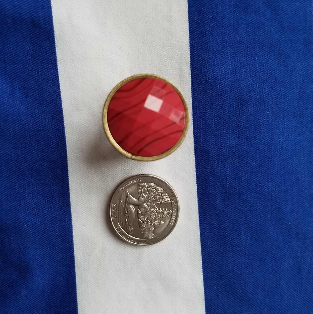 ❤️ 2 for $15 ❤️ Lia Sophia Jupiter ring -size 5 - Picture 2 of 4